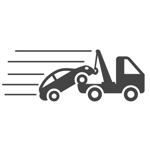 Quick towing service icon